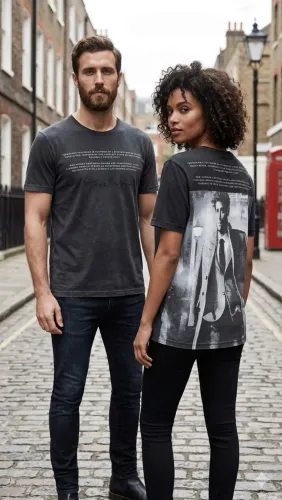 BURBERRY LONDON T-SHIRT TAM M (ATE 44) 90,00<br>ALTURA 72CM<br>LARGURA 54CM<br>OMBRO 46CM