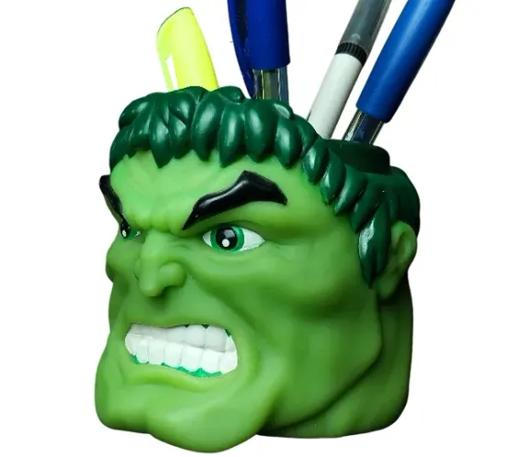 Caneca 3D / Porta-lápis - HULK Marvel - Importada - Raridade Anos 90