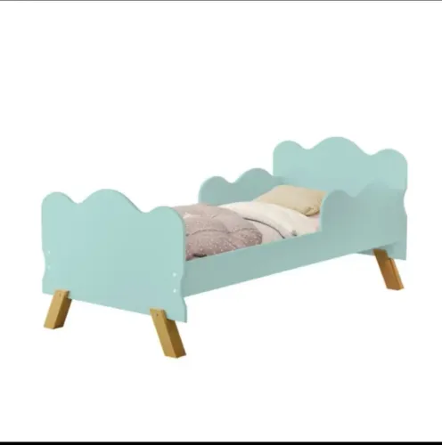 Cama infantil para meninas e meninos Cama Nuvem Minicama