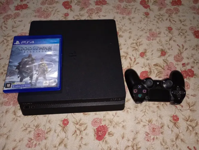 Venda de PS4 com 1 controle e jogo mídia física 