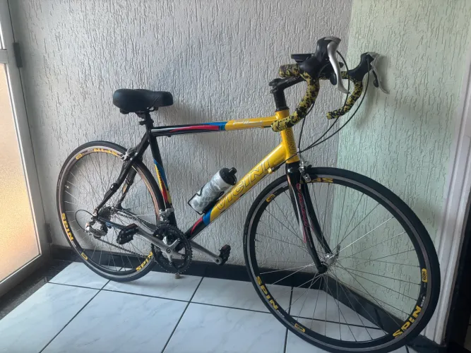 Bicicleta Vicini Road Bike Tam 51 garfo e traseira em carbono