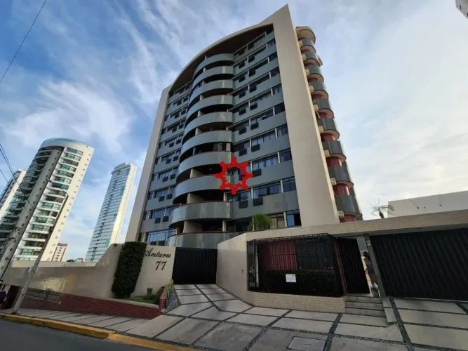 Cobertura no Edifício Antares para locação com varanda privativa em 150 m2 por R$ 4.000* n
