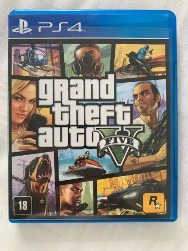 Jogo GTA V 5 Com Mapa Los Santos Ps4 Midia Fisica