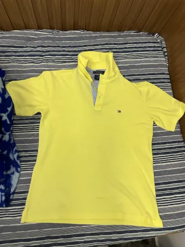 Camisa Polo Tommy Amarela Original 