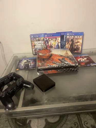 Ps4 slim 1 tera interno e 1 tera externo