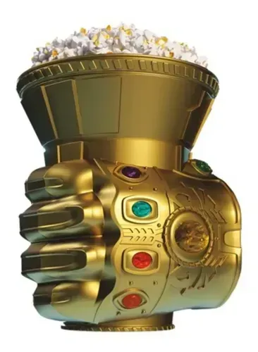 Balde de Pipoca Thanos Vingadores - Com Jóias do Infinito