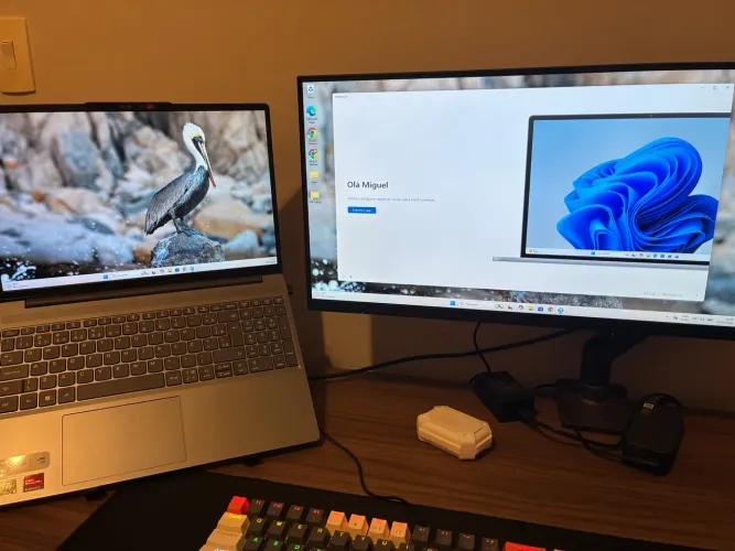 Notebook Lenovo Slim 3 - Ryzen 5 (Periféricos opcionais)