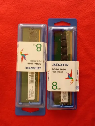 Memória Ram Adata Ddr4 16gb(2x8) 2666 Mhz