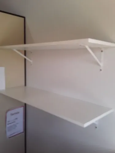 Kit prateleiras em mdf branco preço só quinta-feira 