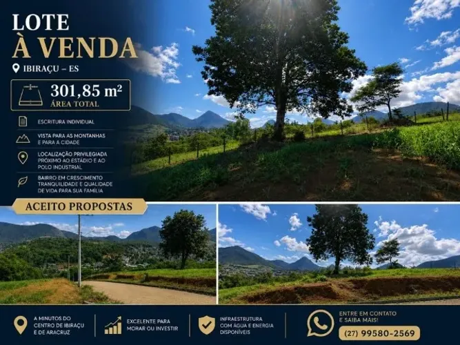 Lote à Venda em Ibiraçu/ES - 301,85 m2 (Lote 07 B)