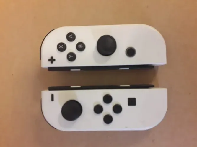 Par de Controles Joy-Con Nintendo Switch OLED Branco - Original Nintendo