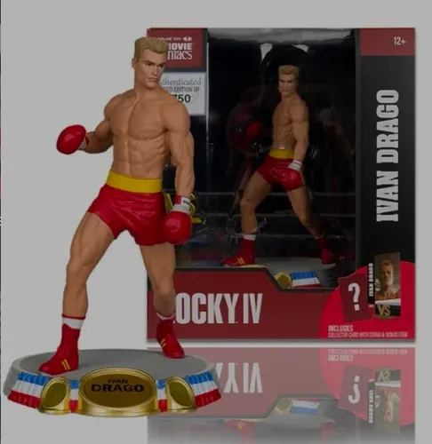 Ivan Drago figura do filme Rocky balboa 4 lacrado 17cm