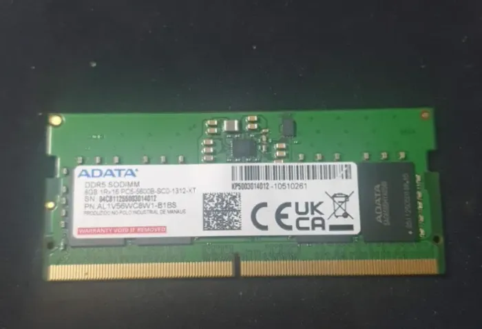 Memória 8GB DDR5 5600MHz SODIMM ADATA(NOVA) R$599,99 Frete Grátis OLX PAY