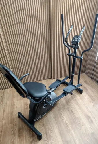 2 em 1: Bicicleta Horizontal e Elíptico Dream Mag 5000D - Ótimo Estado!