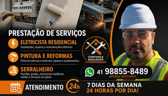 Serviços de Elétrica Residencial Manutenções e reformas