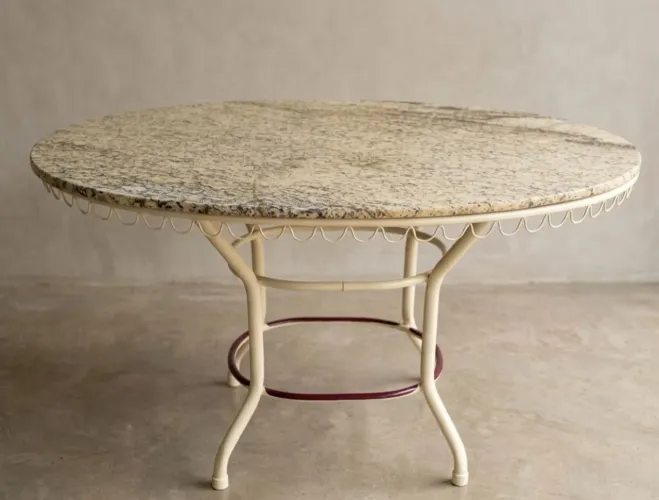 Mesa tampo de marmore