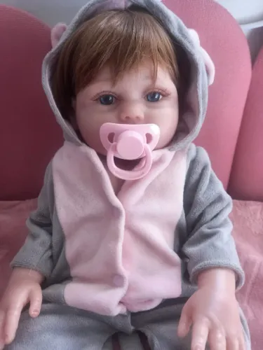 Bebê Reborn Silicone Elefante