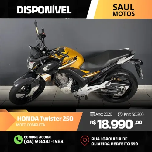 Honda Twister 250 Ano 2020