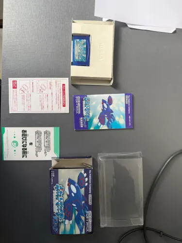 Pokemon sapphire cib japones