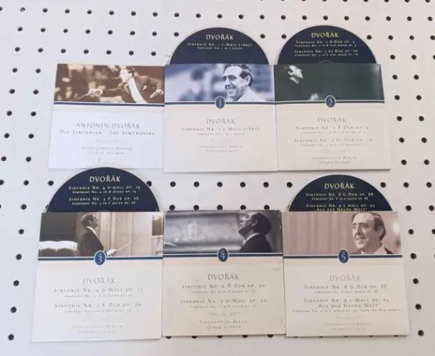 4 cds antonín dvoák interpretadas pela staatskapelle berlim álbum: grandes compositores da
