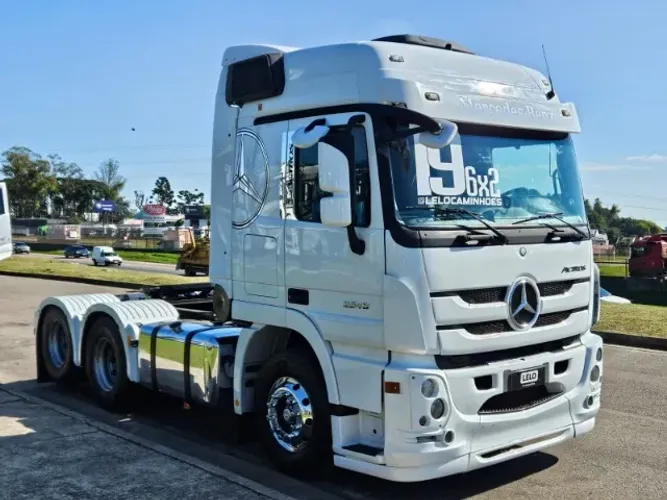Mercedes Benz Actros 2546 6x2 Ano 19 Automático Ar condicionado Plano de Manutenção Raízen