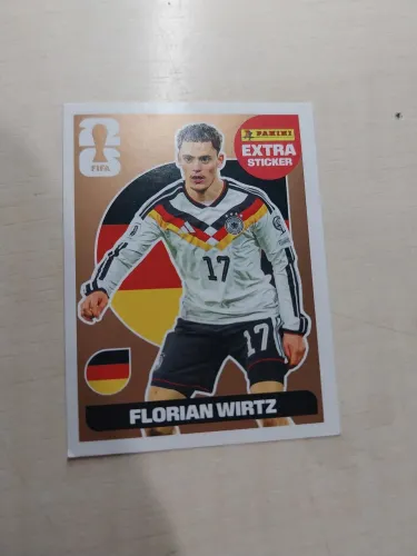 Figurinha Legend Bronze Florian Wirtz<br>Mohamed Salah<br><br>Extra Panini