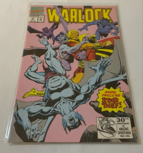 Hq Warlock #4 aug1992 Marvel Comics estado Near Mint rara importada