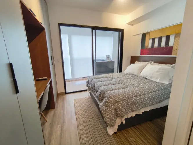 Studio Novinho Decorado e com internet em Santo Amaro - São Paulo - SP