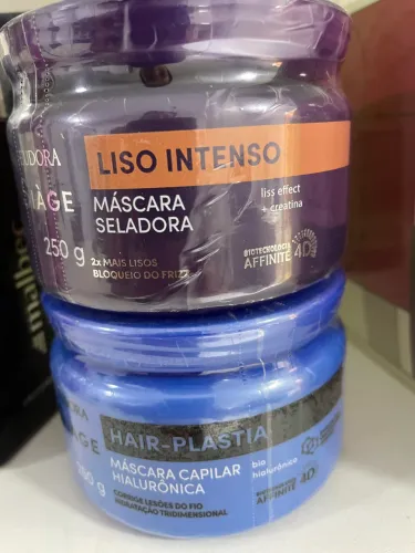 Máscara Eudora liso intenso ou hair plastia 250g