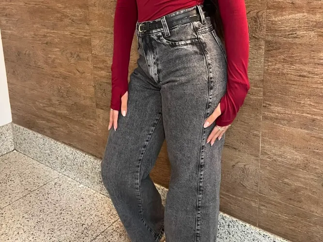 Calça Wide leg