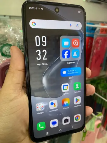CELULAR HOT50i 256GB SEMI NOVO 90 DIAS DE GARANTIA