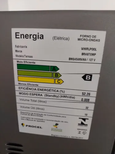 Vendo micro-ondas Brastemp 32 litros 