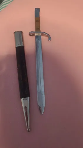 Antiga Baioneta Militar M1908/34 Fi Itajuba