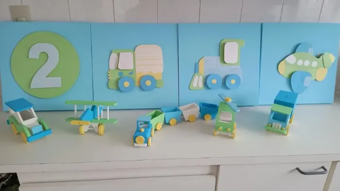 Decoração de Aniversário Tema Transporte
