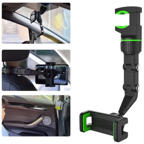 Suporte de Celular Multiuso Veicular no Retrovisor