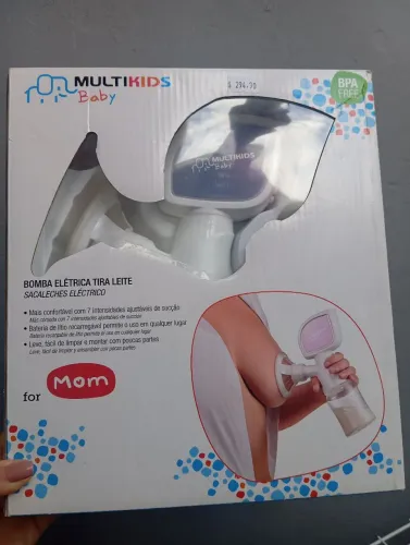 Bomba elétrica tira leite Multikids Baby da Multilaser