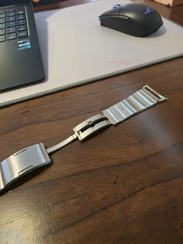 Galaxy watch 8 classic Pulseira relógio aço escovado
