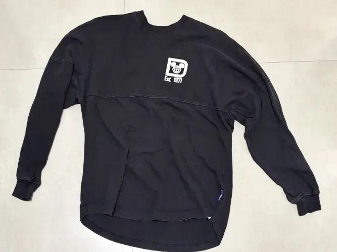 Moletom oversized Disney World preto PP
