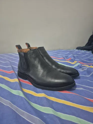 Bota Chelsea de couro da Zago
