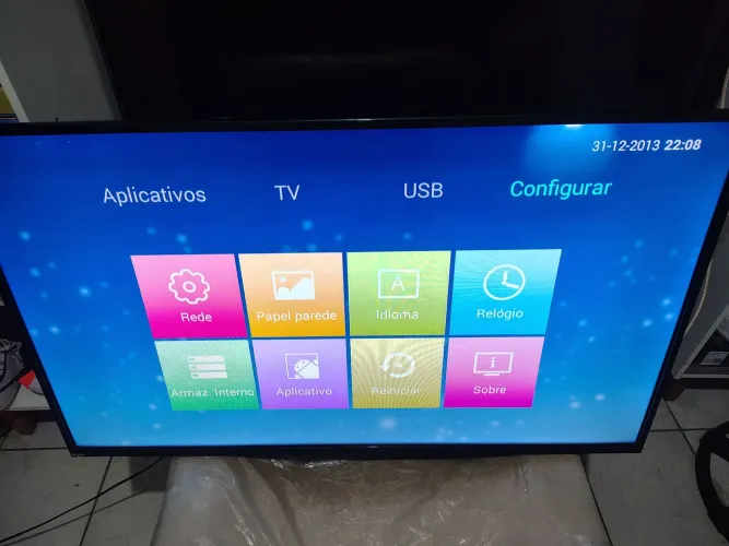 Tv 42 smart funcionando perfeitamente vai controle