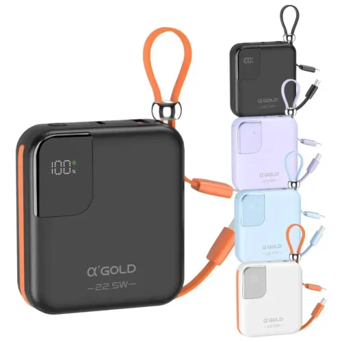 Power Bank Turbo 22.5W 10.000mAh com Display Digital a'Gold BTE-48A