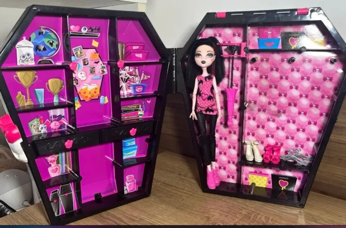 MOSNTERHIGH - draculocker - caixão closet draculaura