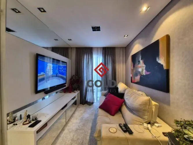 Apartamento com 2 dormitórios para alugar, 54 m² - Vila Leopoldina - Santo André/SP