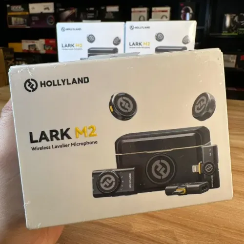 Microfone Hollyland Lark M2 Combo light Preto - Produto novo (loja física)