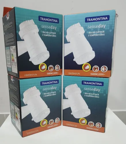 Lote 4 Chuveiros - Duchas Elétricas Tramontina Novas 220v 5500w