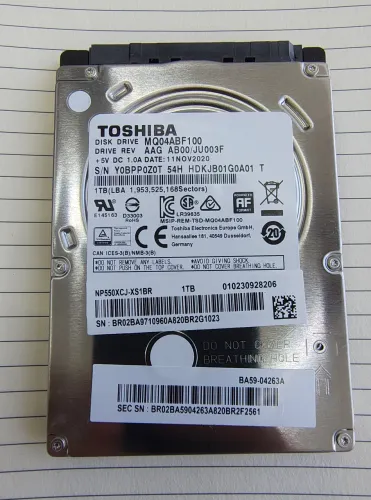 Disco Rígido para Laptop 1Tb