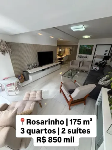 Rosarinho | 175m | 3 quartos | 2 vagas