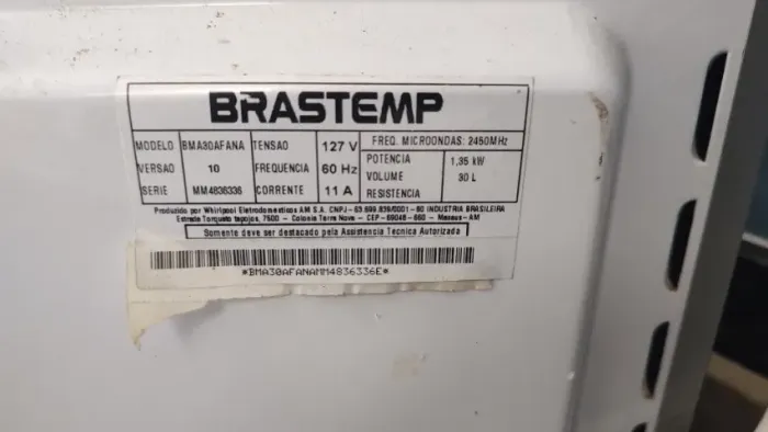 Microondas Brastemp