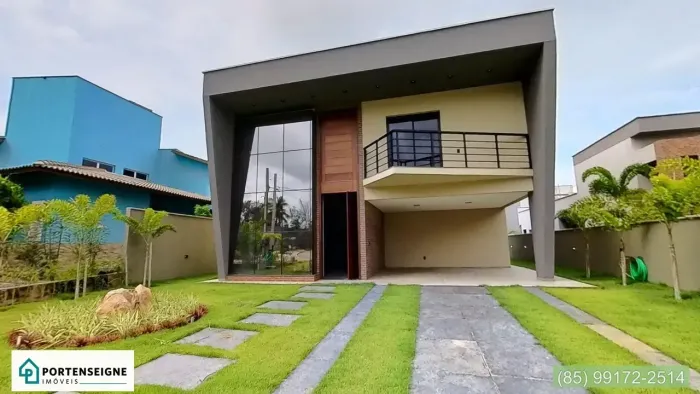 Casa Duplex Alto Padrão no Condomínio Summerville Cumbuco - 4 suítes