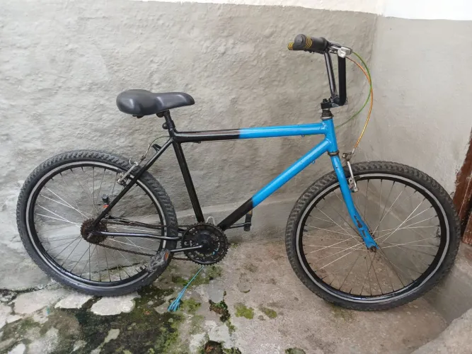 Bicicleta aro 26 jante aero rolamento raios inox